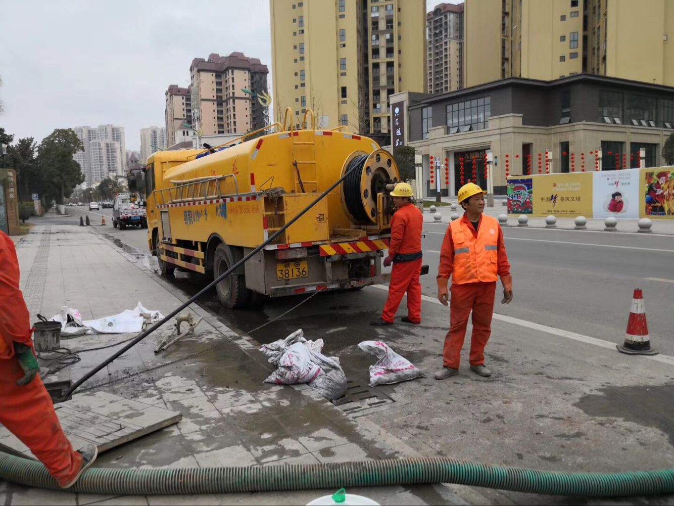 齐齐哈尔排污管道清淤-管道清洗